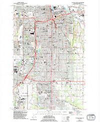 Tacoma South 1961 topographic map thumbnail