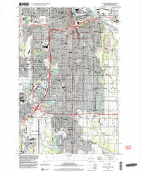 Tacoma South 1997 topographic map thumbnail