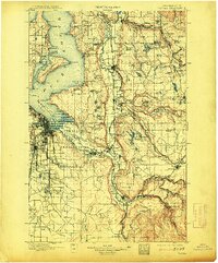 Tacoma 1900 topographic map thumbnail