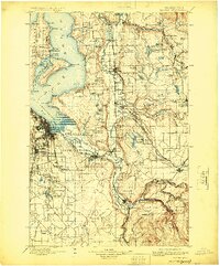 Tacoma 1900 topographic map thumbnail