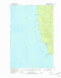 Taholah 1955 topographic map thumbnail