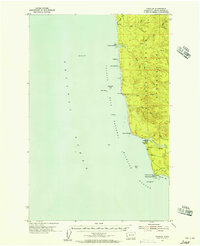 Taholah 1955 topographic map thumbnail