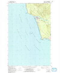 Taholah 1982 topographic map thumbnail
