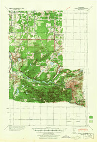 Tanwax Lake 1941 topographic map thumbnail
