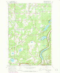 Tanwax Lake 1959 topographic map thumbnail