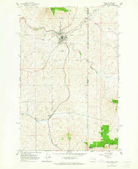 Tekoa 1964 topographic map thumbnail