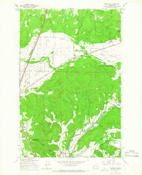 Tenino SW topographic map thumbnail