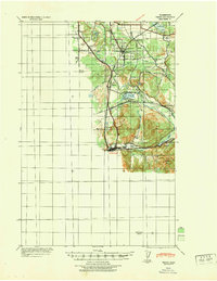 Tenino 1940 topographic map thumbnail