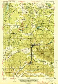 Tenino 1944 topographic map thumbnail