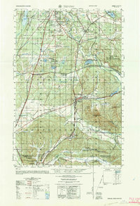 Tenino 1964 topographic map thumbnail