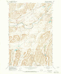 Texas Lake 1964 topographic map thumbnail