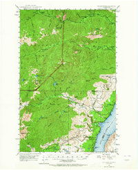 The Brothers 1947 topographic map thumbnail