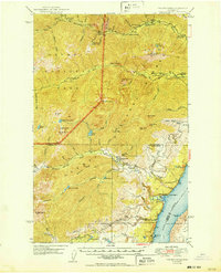 The Brothers 1950 topographic map thumbnail
