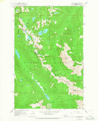 The Cradle 1965 topographic map thumbnail