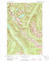 The Cradle 1965 topographic map thumbnail