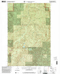 The Rockies 1998 topographic map thumbnail