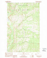Thirteenmile Creek 1989 topographic map thumbnail