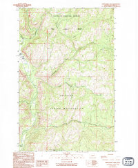 Thirteenmile Creek 1989 topographic map thumbnail