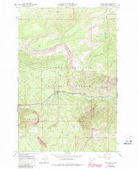 Tieton Basin 1967 topographic map thumbnail