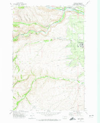 Tieton 1971 topographic map thumbnail