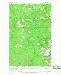 Tiffany Mountain 1956 topographic map thumbnail