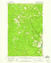 Tiffany Mountain 1956 topographic map thumbnail