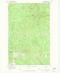 Timber Mtn. 1967 topographic map thumbnail