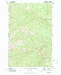 Timberwolf Mtn 1971 topographic map thumbnail