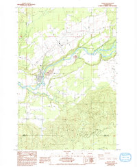 Toledo 1984 topographic map thumbnail