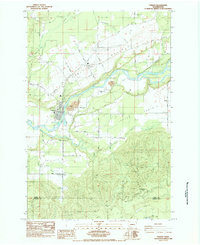 Toledo 1984 topographic map thumbnail