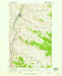Tonasket 1957 topographic map preview