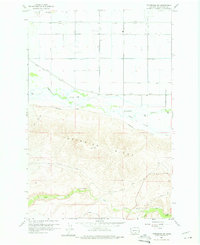 Toppenish SW 1958 topographic map thumbnail