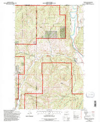 Toroda 1992 topographic map thumbnail