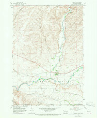Touchet 1966 topographic map thumbnail