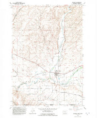 Touchet 1991 topographic map thumbnail