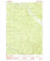 Toutle Mtn 1984 topographic map thumbnail
