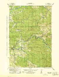 Toutle 1942 topographic map thumbnail