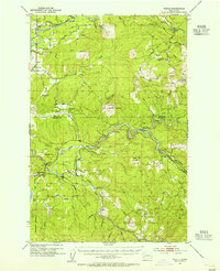 Toutle 1953 topographic map thumbnail
