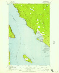 Tulalip 1956 topographic map thumbnail