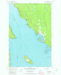 Tulalip 1956 topographic map thumbnail