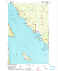 Tulalip 1956 topographic map thumbnail