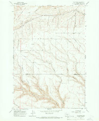 Tule Prong 1965 topographic map thumbnail