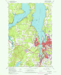 Tumwater 1959 topographic map thumbnail