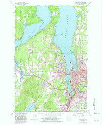 Tumwater 1959 topographic map thumbnail