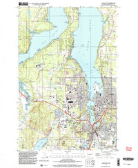 Tumwater 1997 topographic map thumbnail