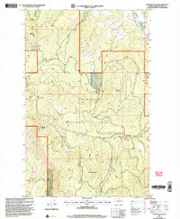 Tunk Mountain 2001 topographic map thumbnail