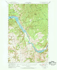 Turtle Lake 1948 topographic map preview