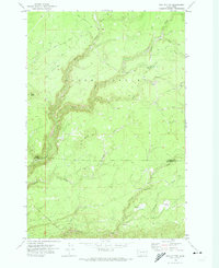 Twin Buttes 1968 topographic map thumbnail