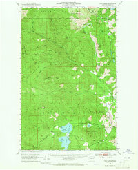 Twin Lakes 1952 topographic map thumbnail