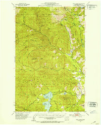 Twin Lakes 1952 topographic map thumbnail